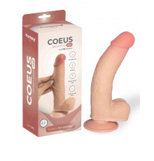 Фаллоимитатор coeus с подвижной кожей fantasy toys 21 см