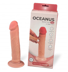 Фаллоимитатор oceanus с подвижной кожей fantasy toys 21 см