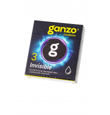 Презервативы ganzo invisible супер тонкие № 3