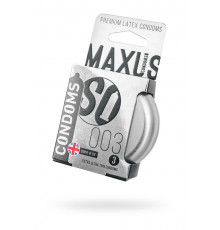 Презервативы maxus 003 ультратонкие в железном кейсе 3 шт