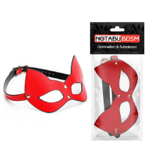 Маска кошки notabubdsm открытая красная