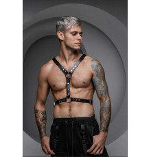 Портупея мужская akvilon кожа черный l/xl