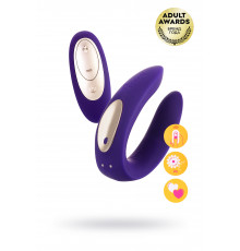 Многофункциональный стимулятор для пар satisfyer partner toy plus remote фиолетовый